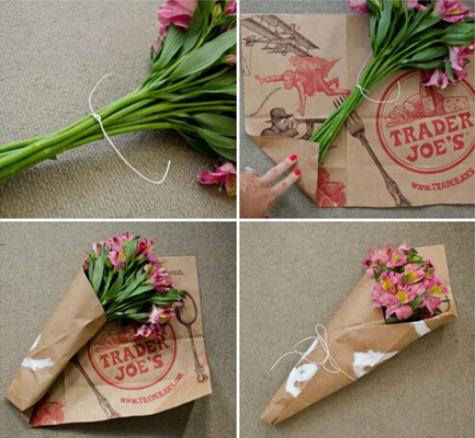 Las hojas de embalaje impresas de la flor de papel de Kraft/envoltorio para regalos cubren respetuoso del medio ambiente